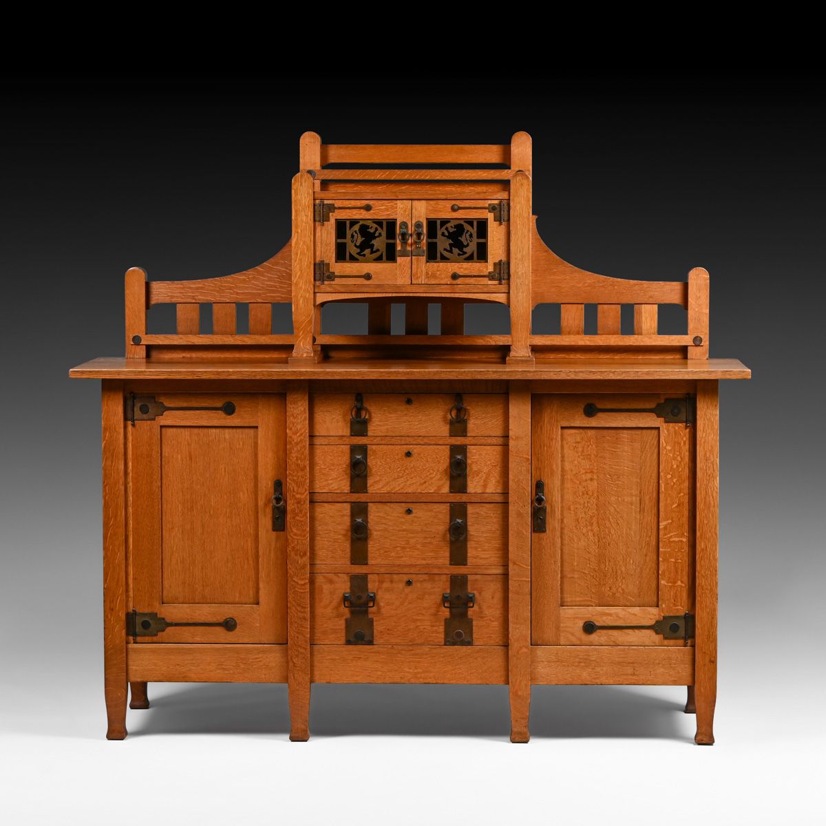 Large Stickley Brothers  Oak Sideboard c1910