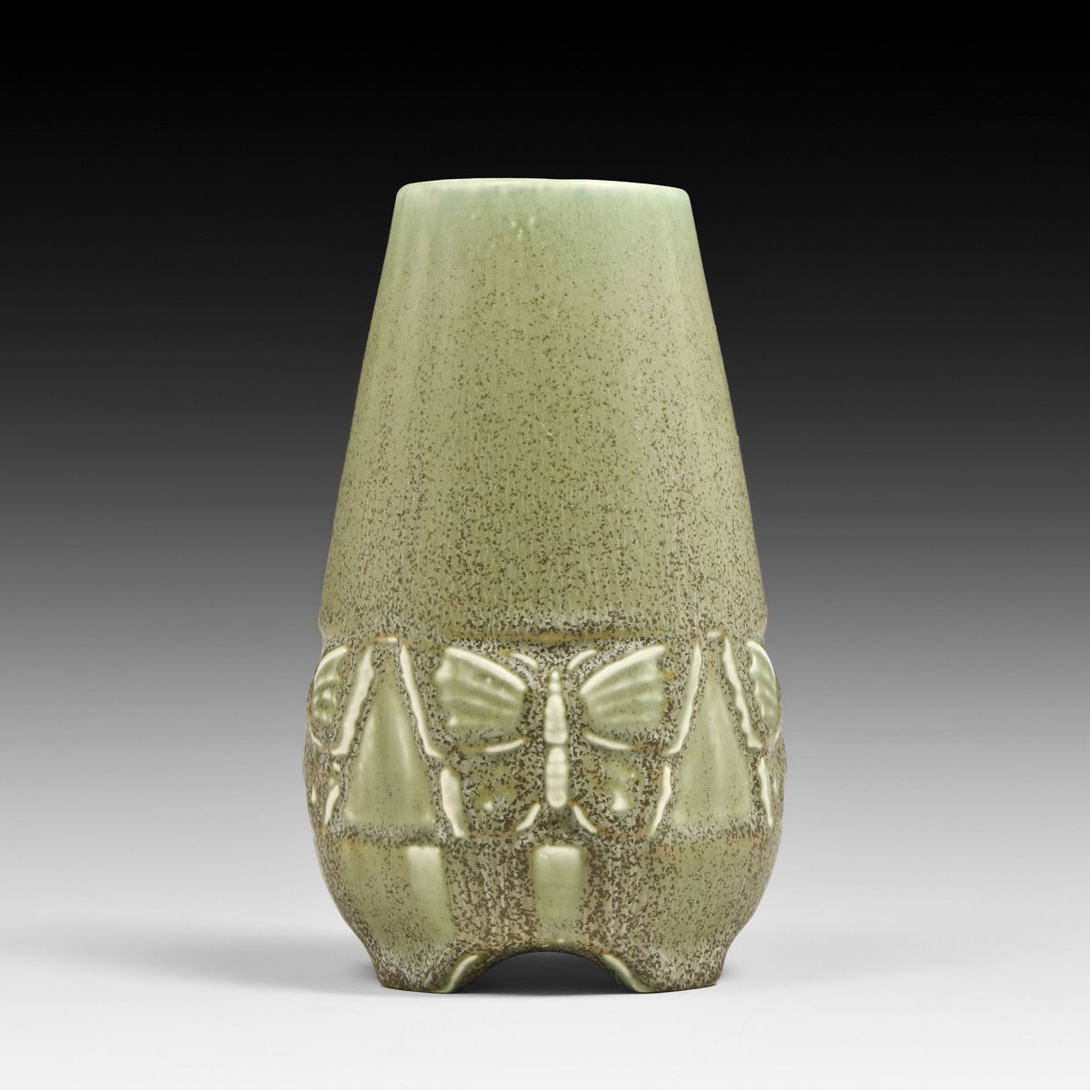 Rookwood Pottery #2072 Matte Glazed Butterfly Vase 1924
