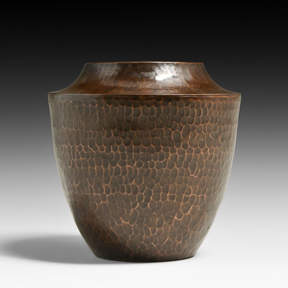 Roycroft Hammered Copper Vase c1920s