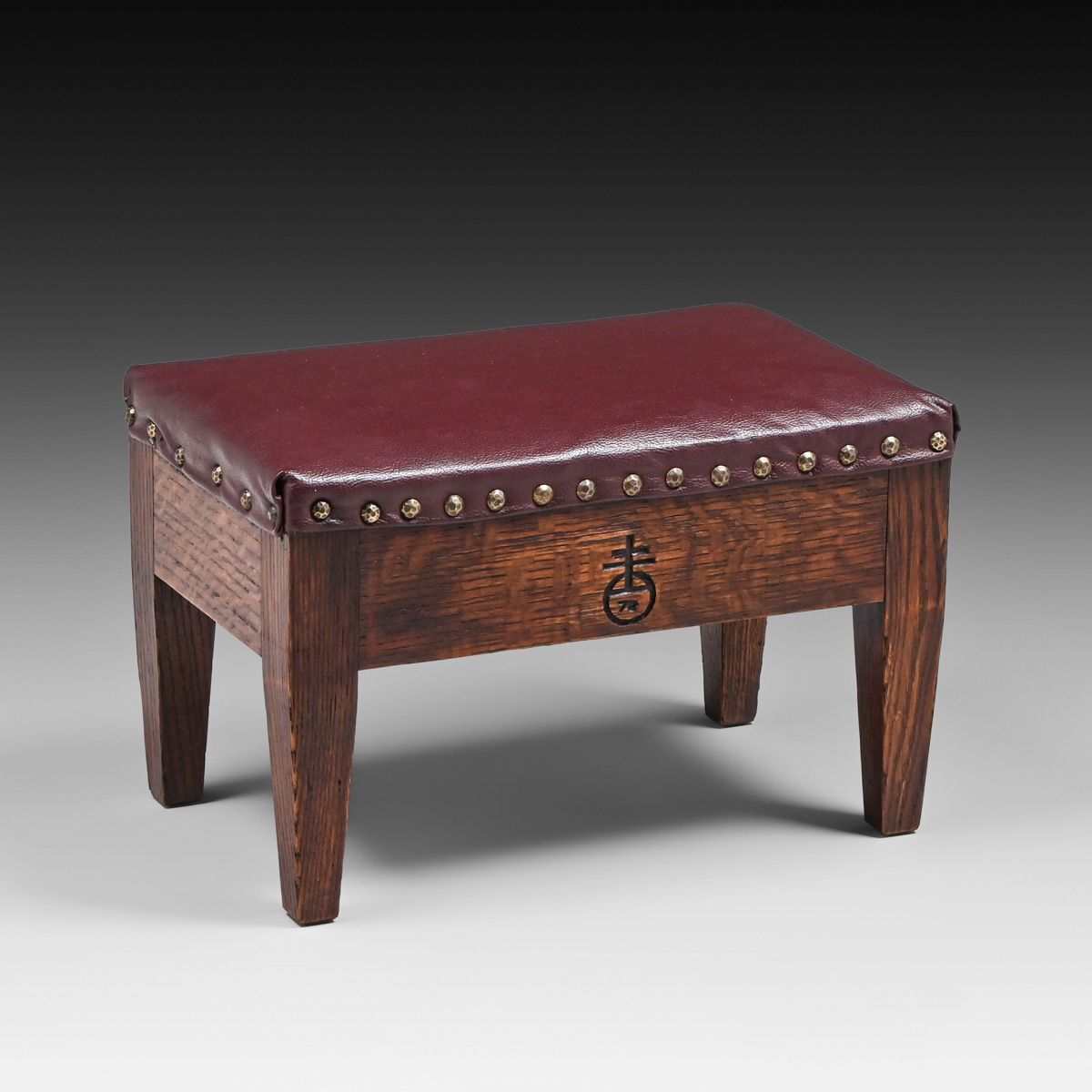 Roycroft #048 Oak Footstool c1910