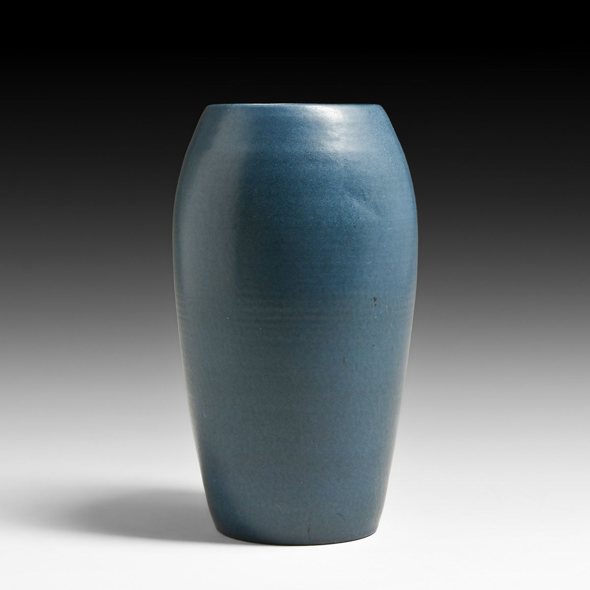 Large Marblehead Pottery Matte Blue Vase c1910