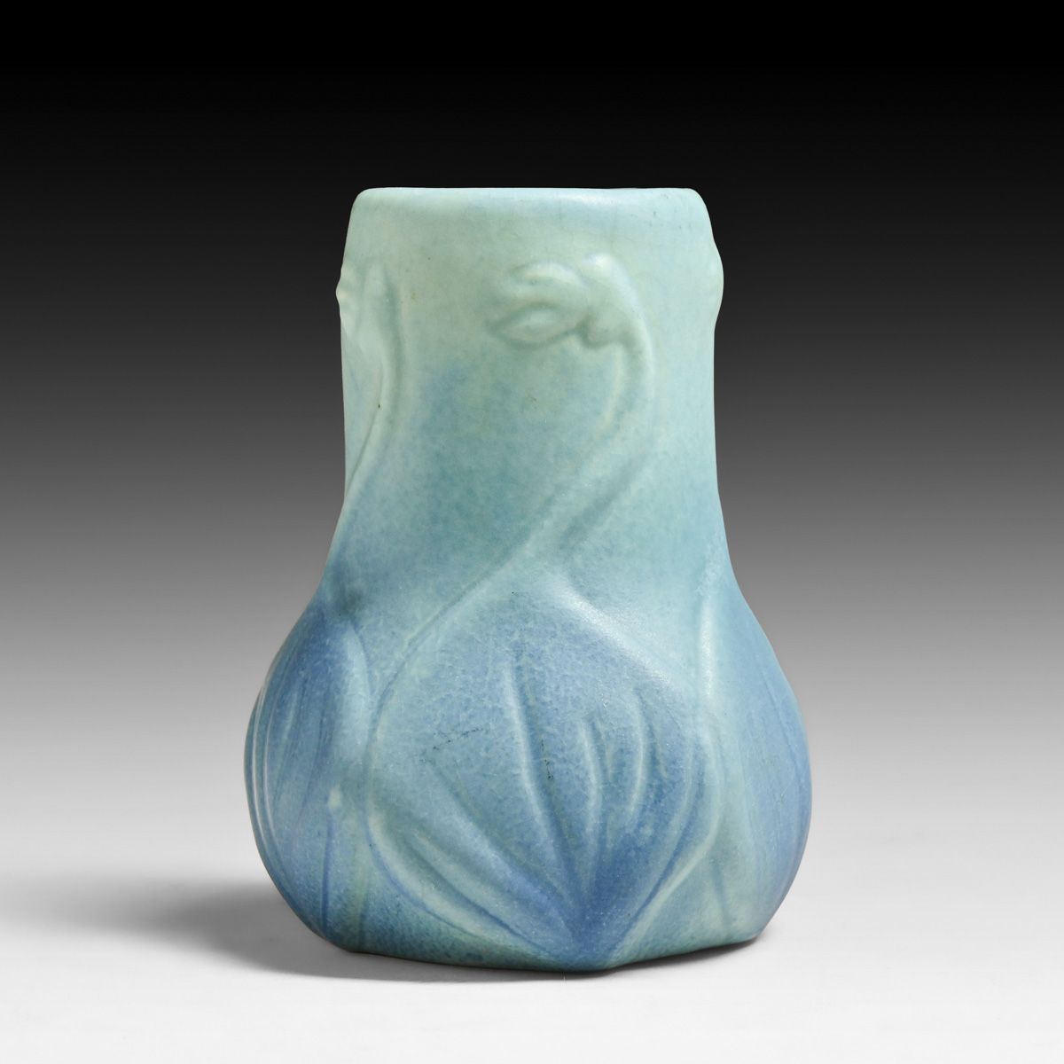 Van Briggle #645 Matte Turquoise Vase c1920s