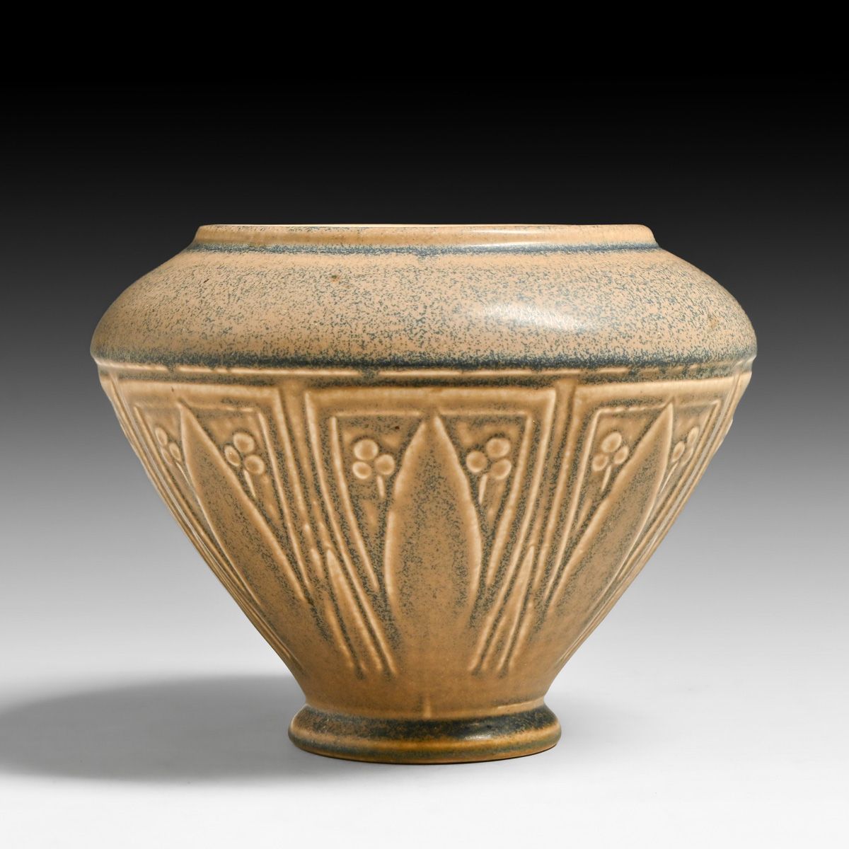 Rookwood Pottery #1811 Matte Brown Vase 1922