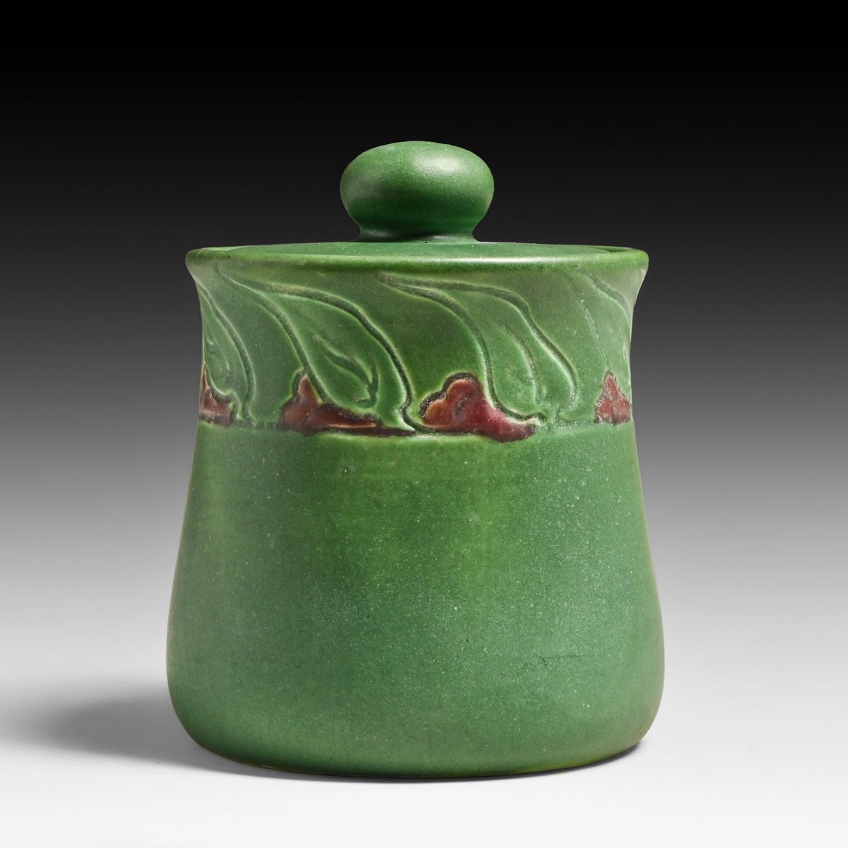 Rookwood Pottery Marrianne Mitchell Hand-Carved Humidor 1905