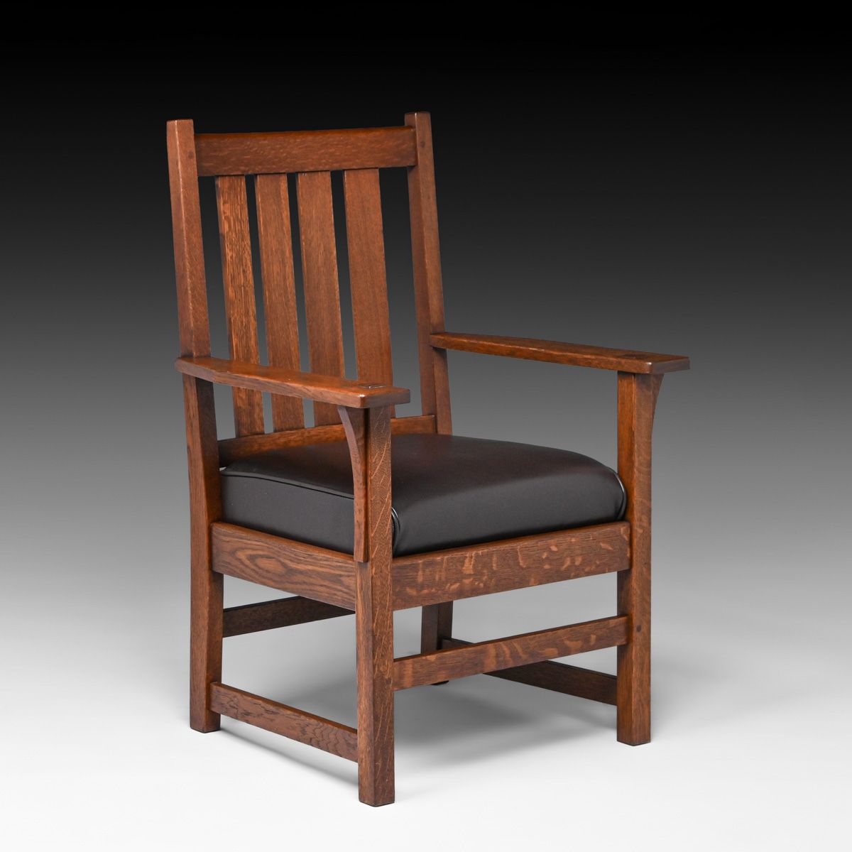 L&JG Stickley Oak Armchair c1917