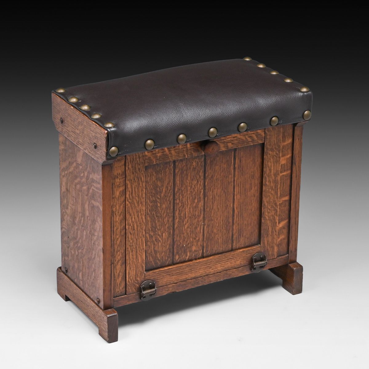 Lakeside Crafts Shop Dropfront Footstool c1910