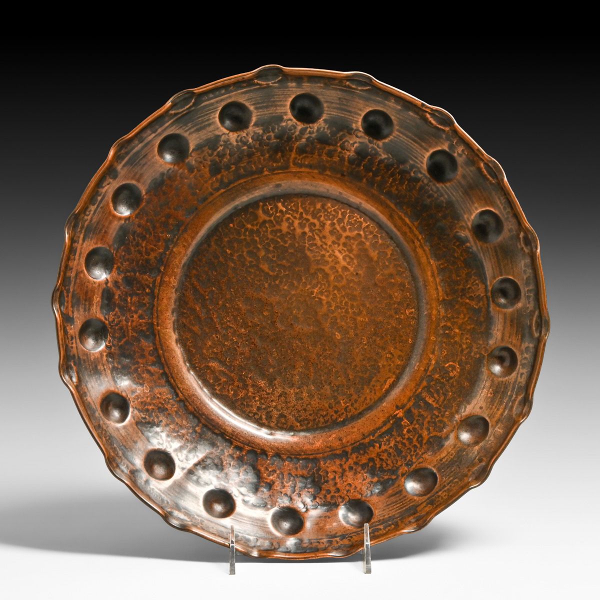Empire Art Metal - College Point, NY Hammered Copper Bowl c1910s