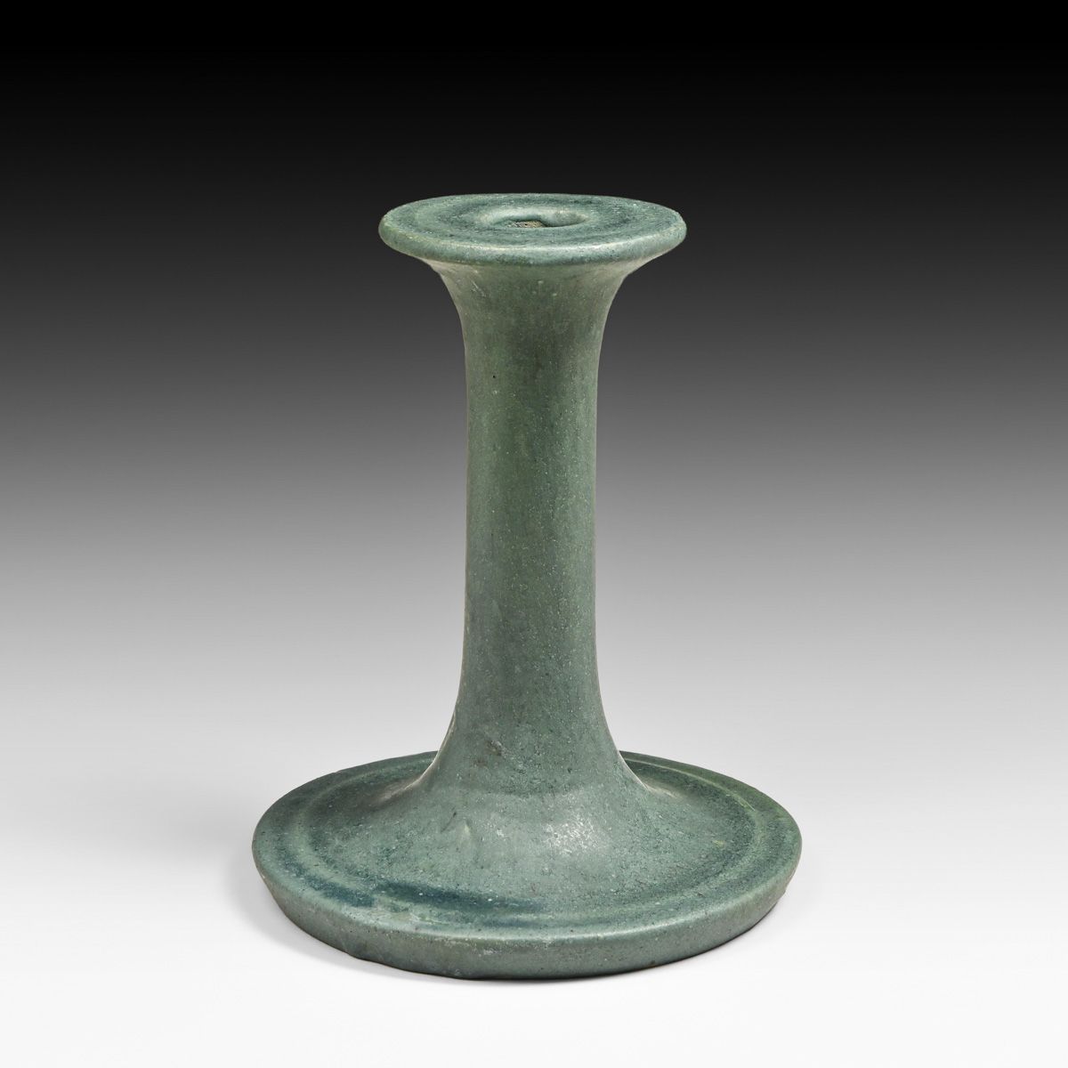 Minneapolis Handicraft Guild Matte Blue Candlestick 1904-1918