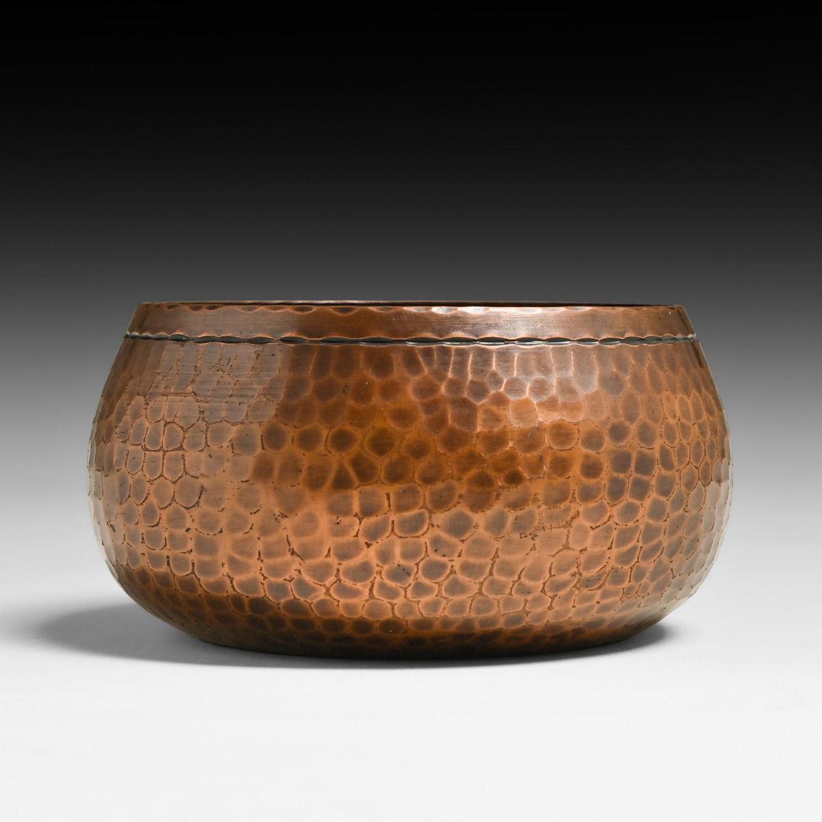 Roycroft Hammered Copper Bowl c1920s