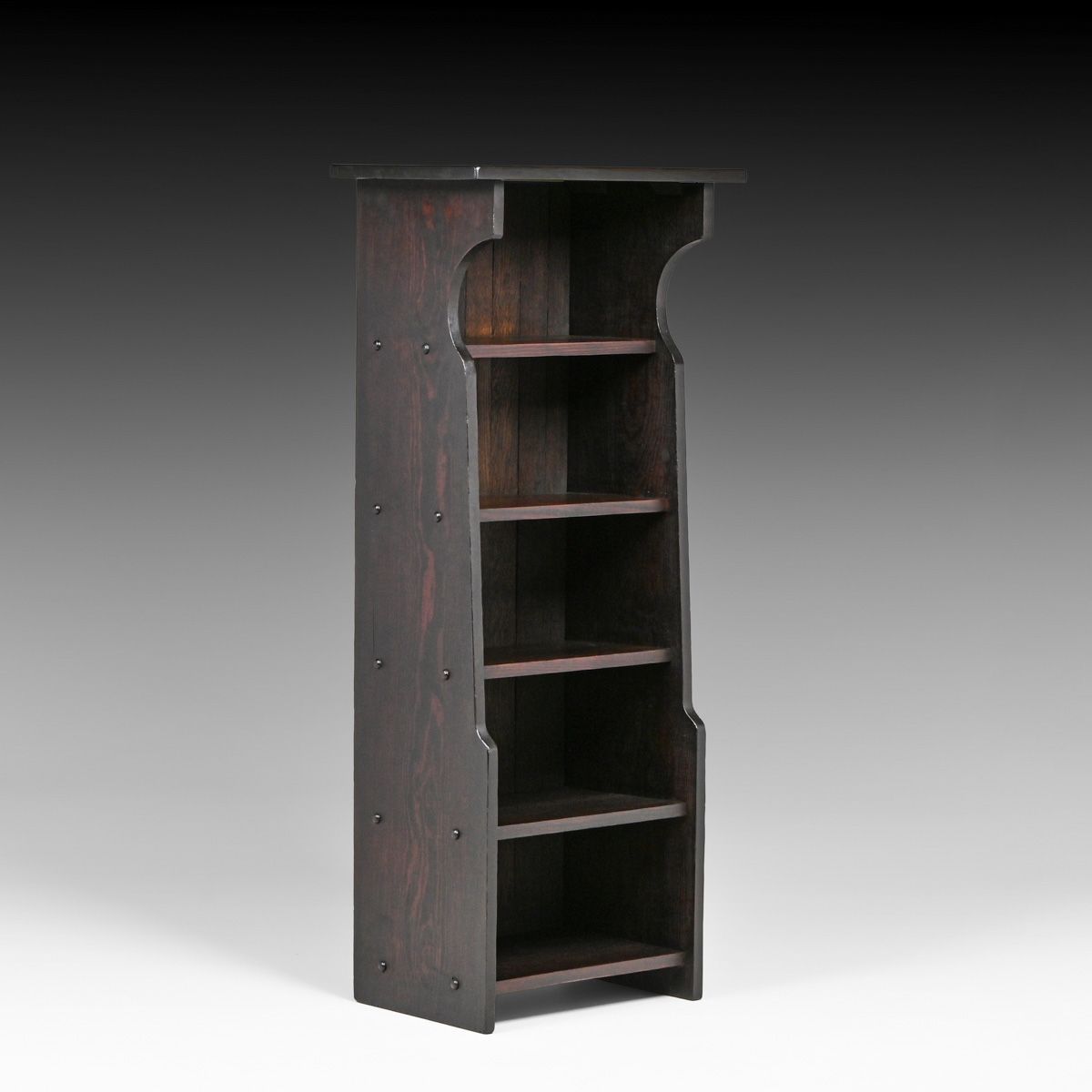 Tall Grand Rapids Oak Magazine Stand c1910