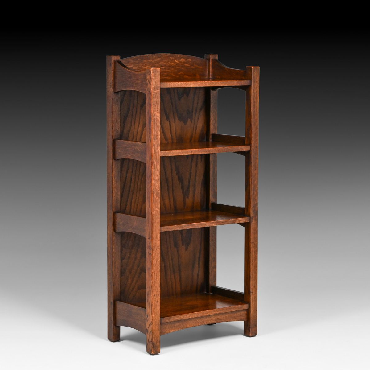 L&JG Stickley #45 Oak Magazine Stand c1908-1912