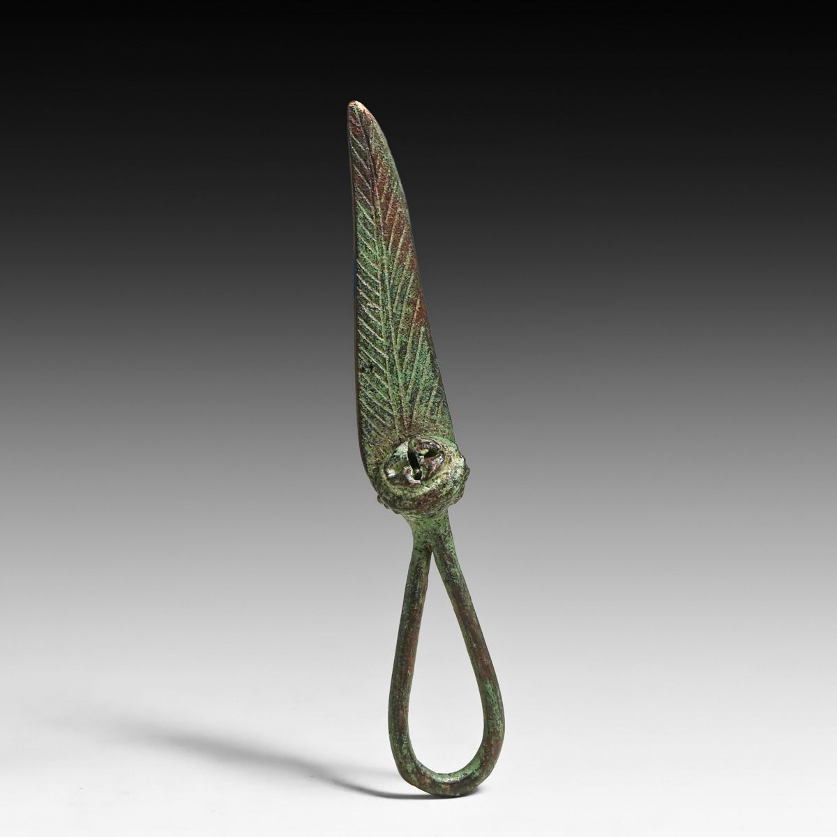Fred Brosi - Ye Olde Copper Shoppe San Francisco Eucalyptus Letter Opener c1917-1922