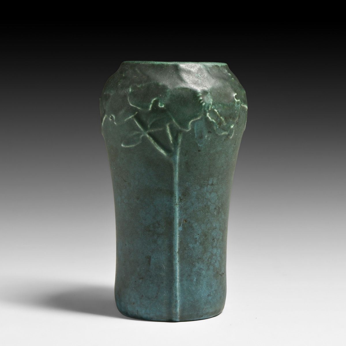 Rookwood Pottery #1370 Matte Blue Vase 1907