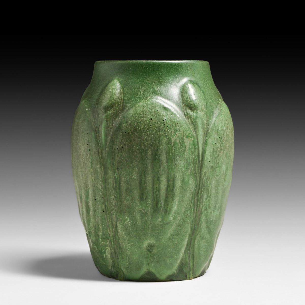 Hampshire Pottery Leaves & Buds Vase c1910
