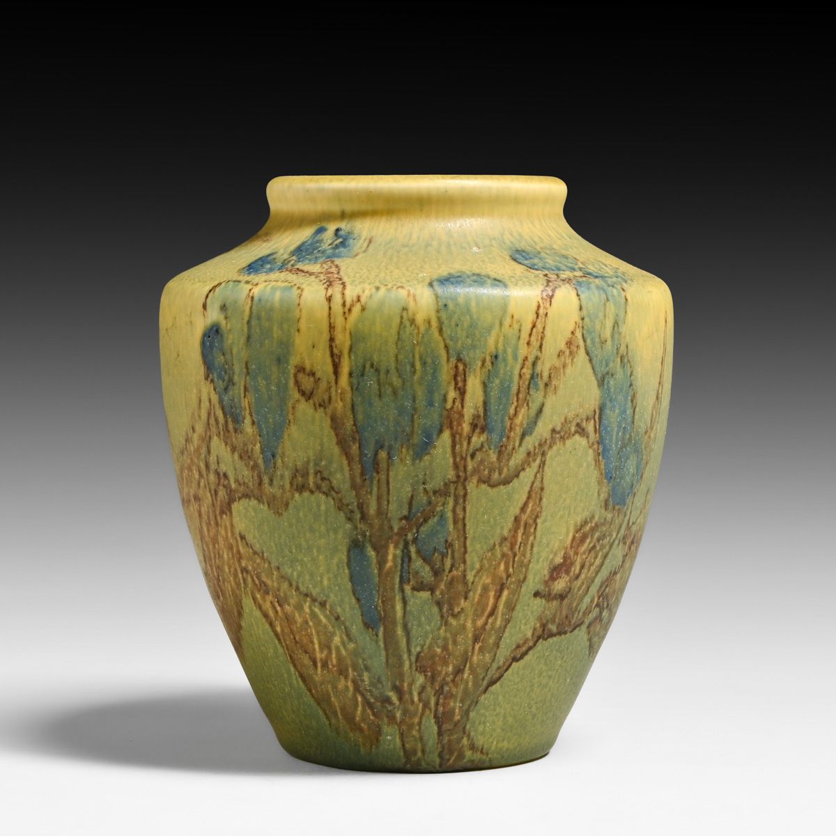 Rookwood Pottery Elizabeth Barrett Wax Matte Floral Vase 1926
