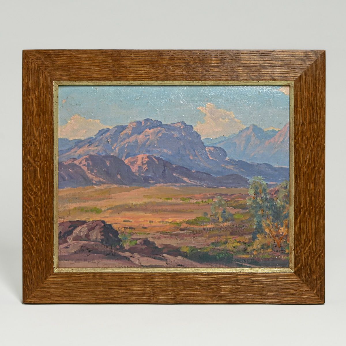 Joseph Frey (1892-1977) San Jacinto Mountains Palm Springs, CA Painting c1920s