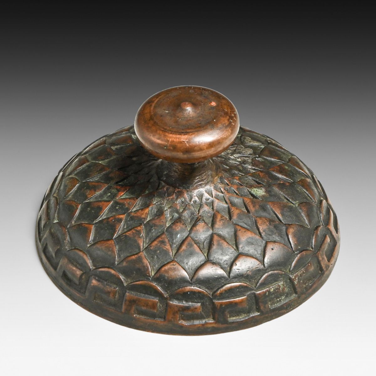 Marshall Field & Co Art Metal Craft - Chicago Bronze Paperweight c1910