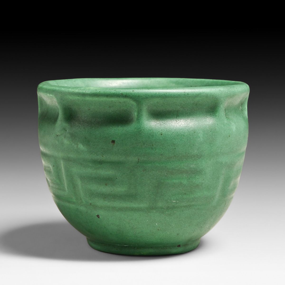 Brush McCoy #219 Matte Green Vase c1915