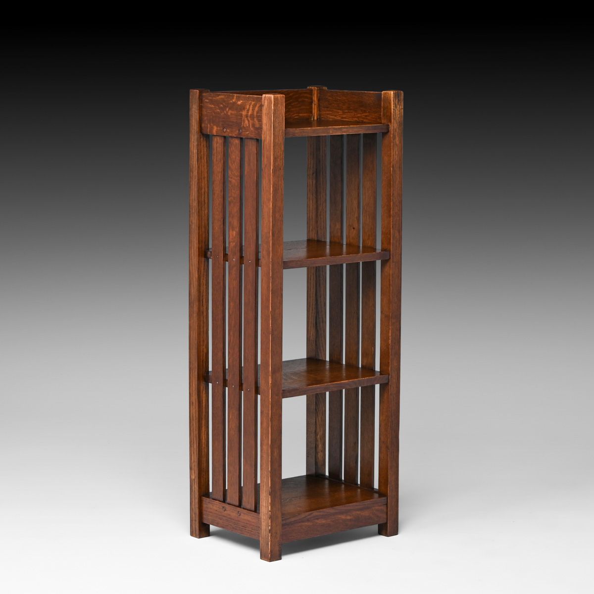Lakeside Crafts Shop - Sheboygan, WI Slatted Magazine Stand c1910