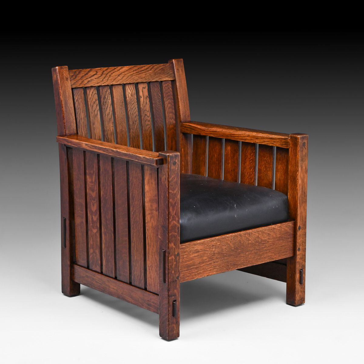 L&JG Stickley #408 Prairie School Armchair c1908-1912