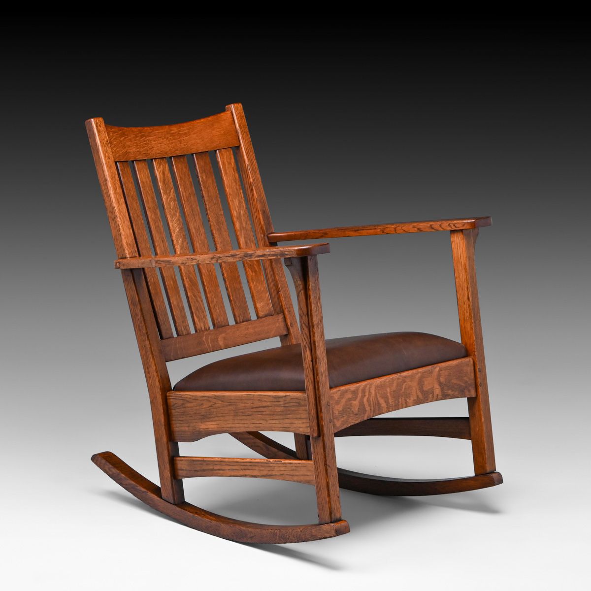 Lifetime Puritan #126 Oak Rocker c1912