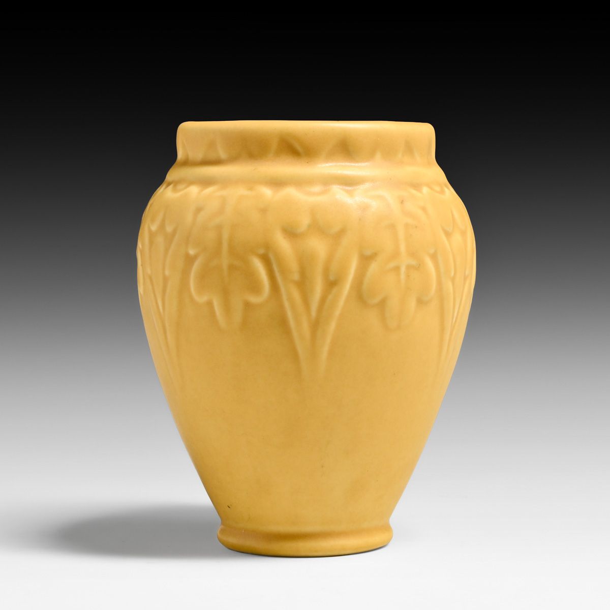 Rookwood Pottery #2207 Matte Yellow Vase 1930