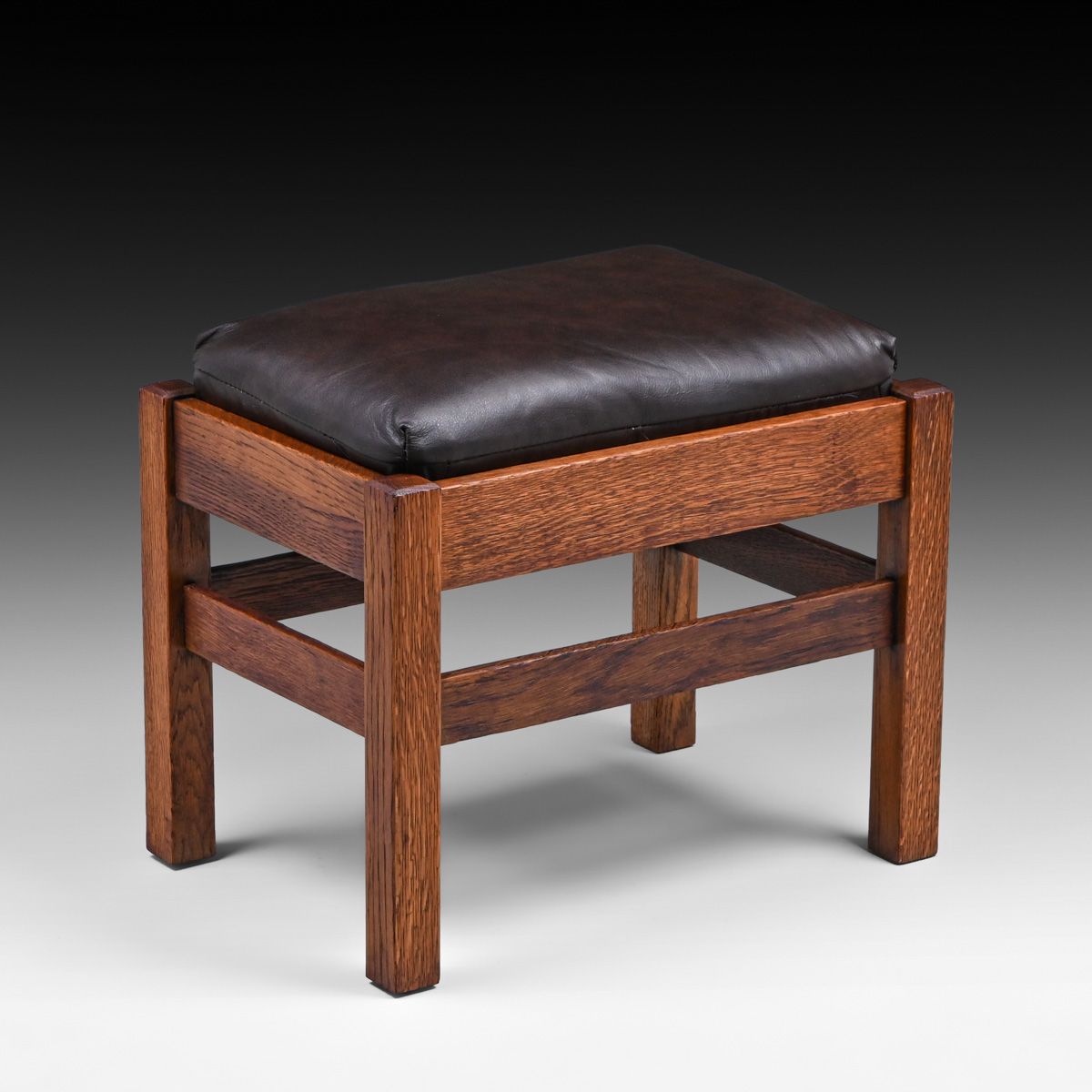 Lifetime Furniture Co #401 Oak Footstool c1910