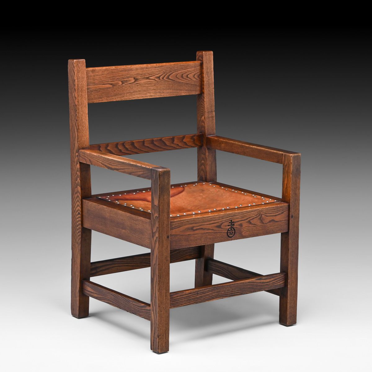 Roycroft  Chestnut Armchair c1905