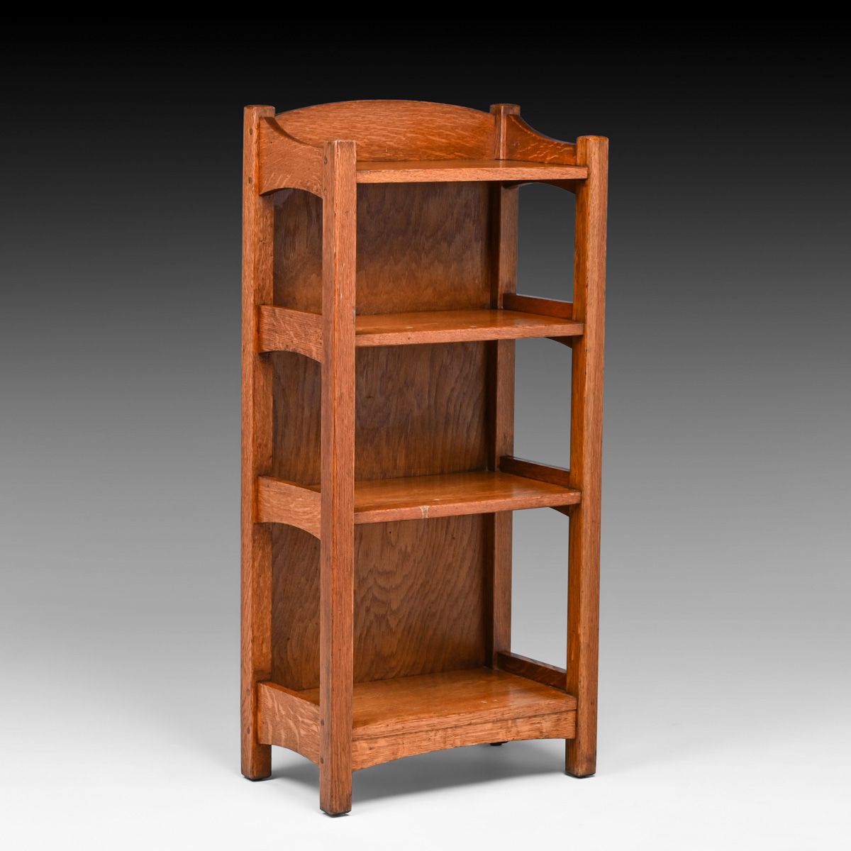 L&JG Stickley #45 Oak Magazine Stand c1912