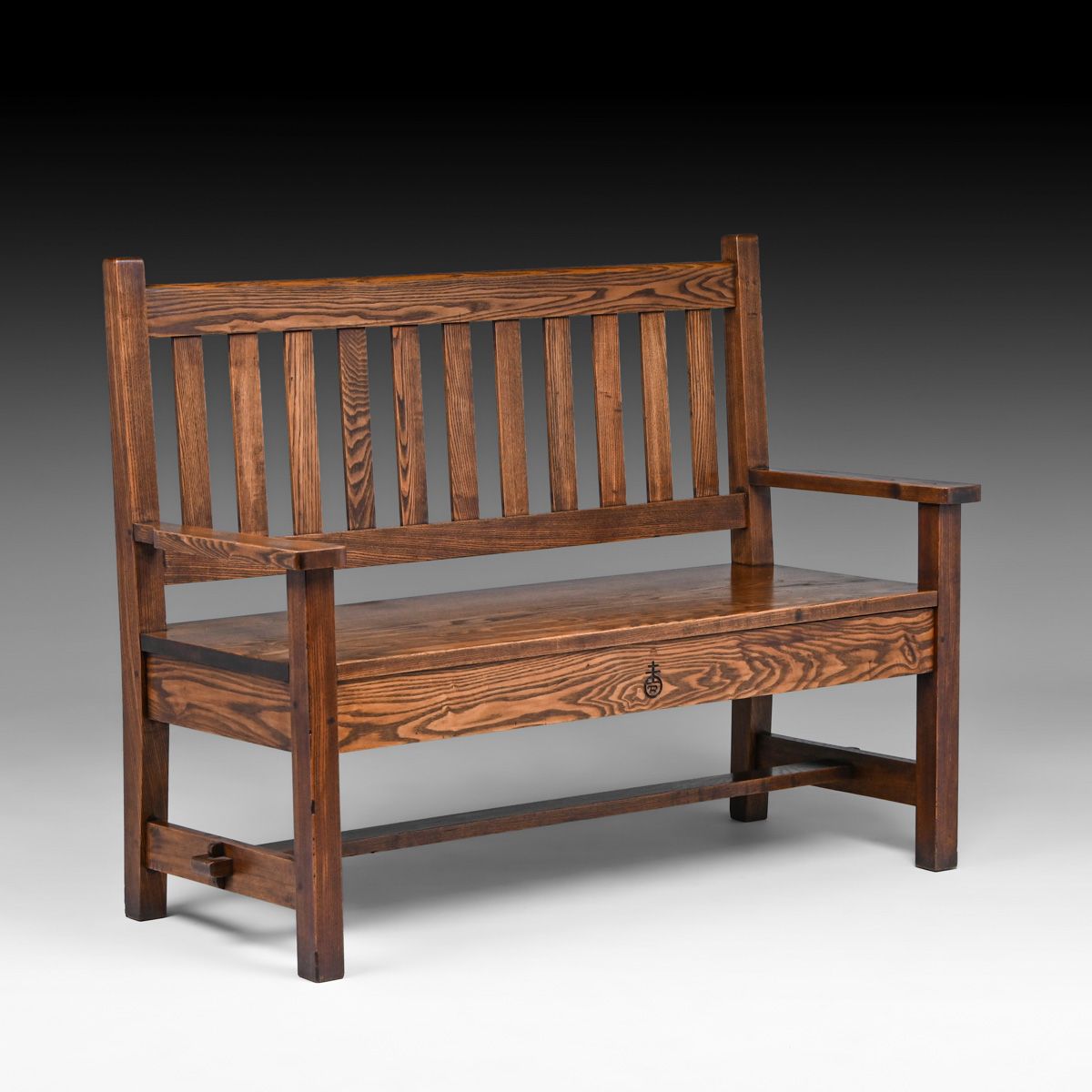 Roycroft #093 Chestnut Bench c1905