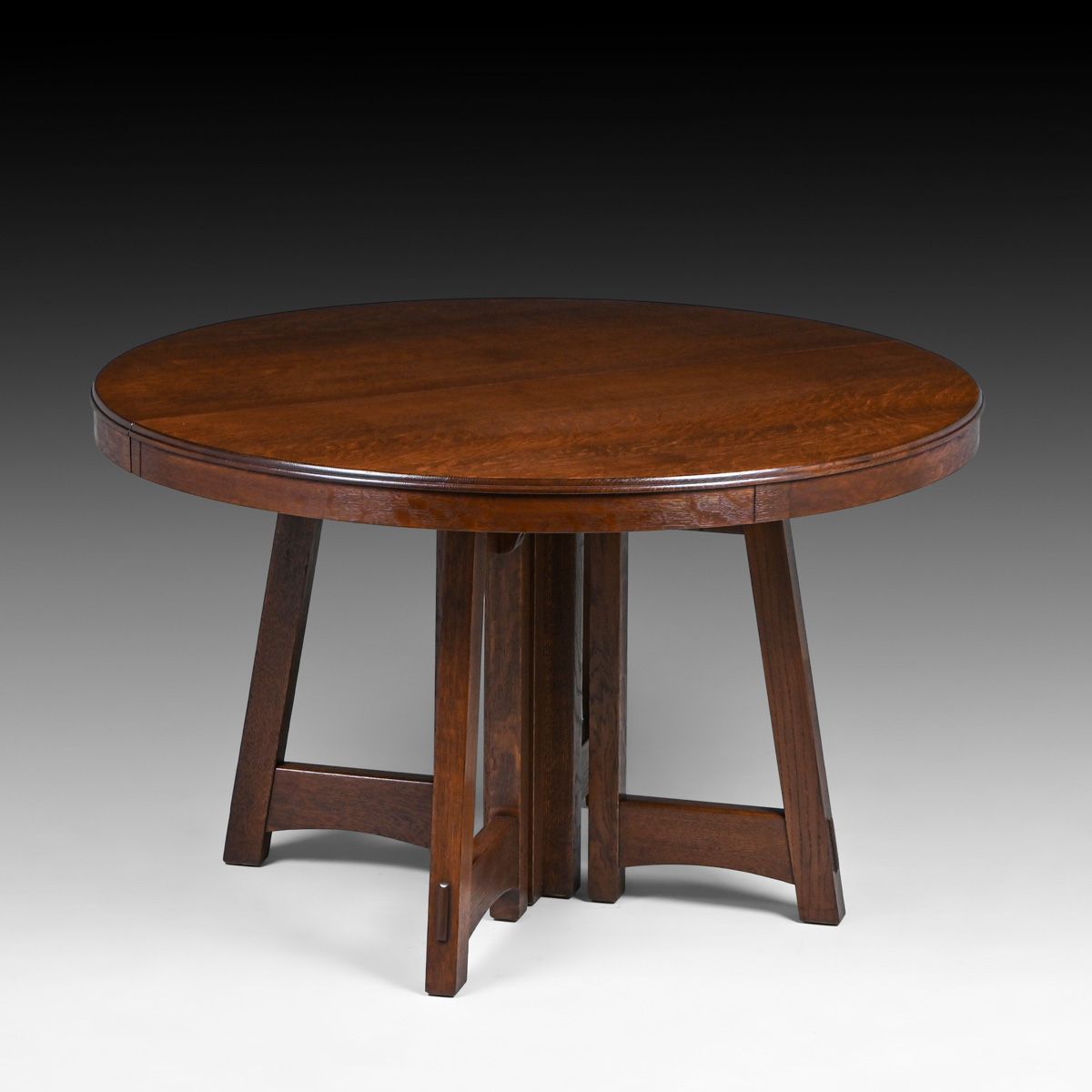Limbert Oak Flared Leg Dining Table c1910