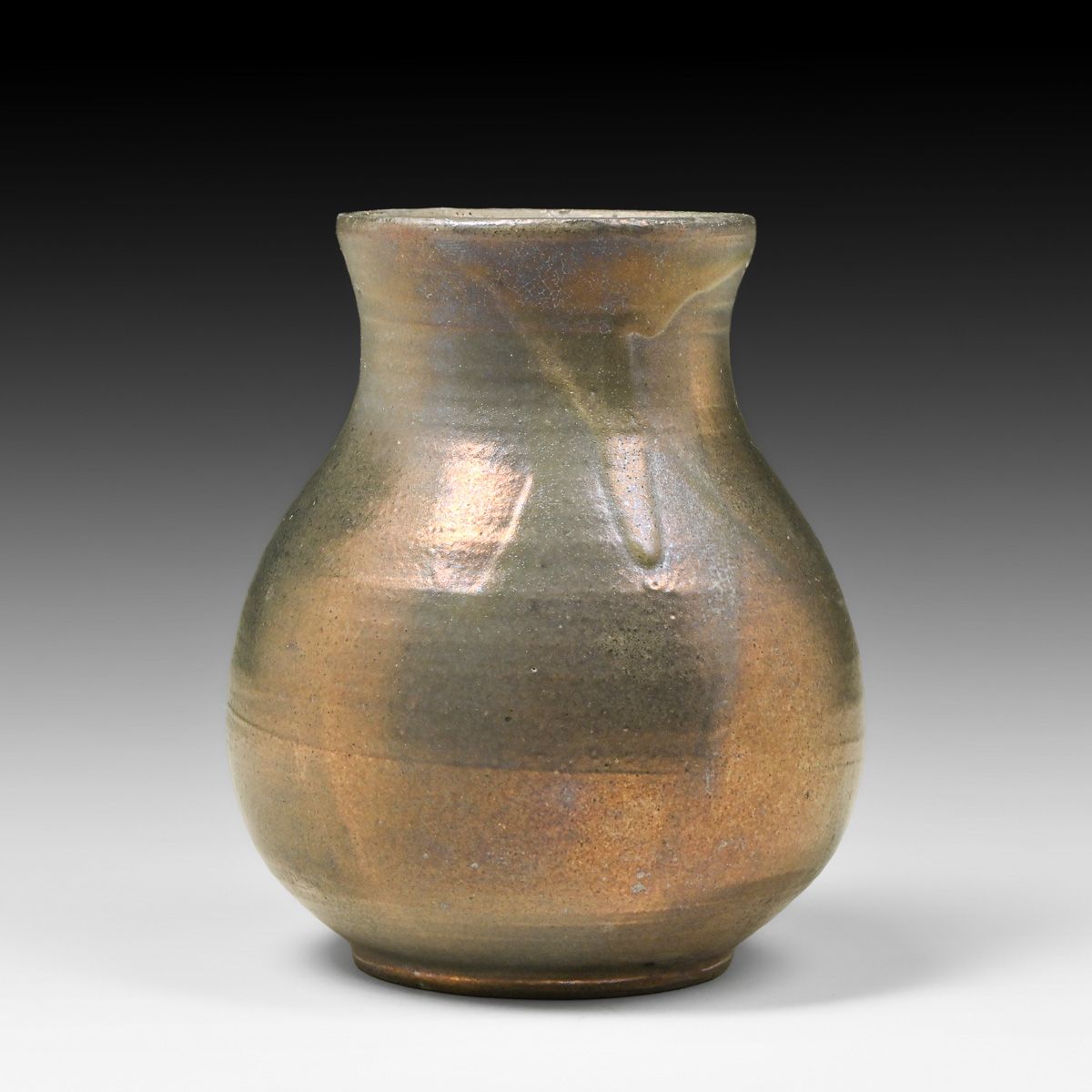 Pewabic Pottery Gold Drip Iridescent Vase c1920s