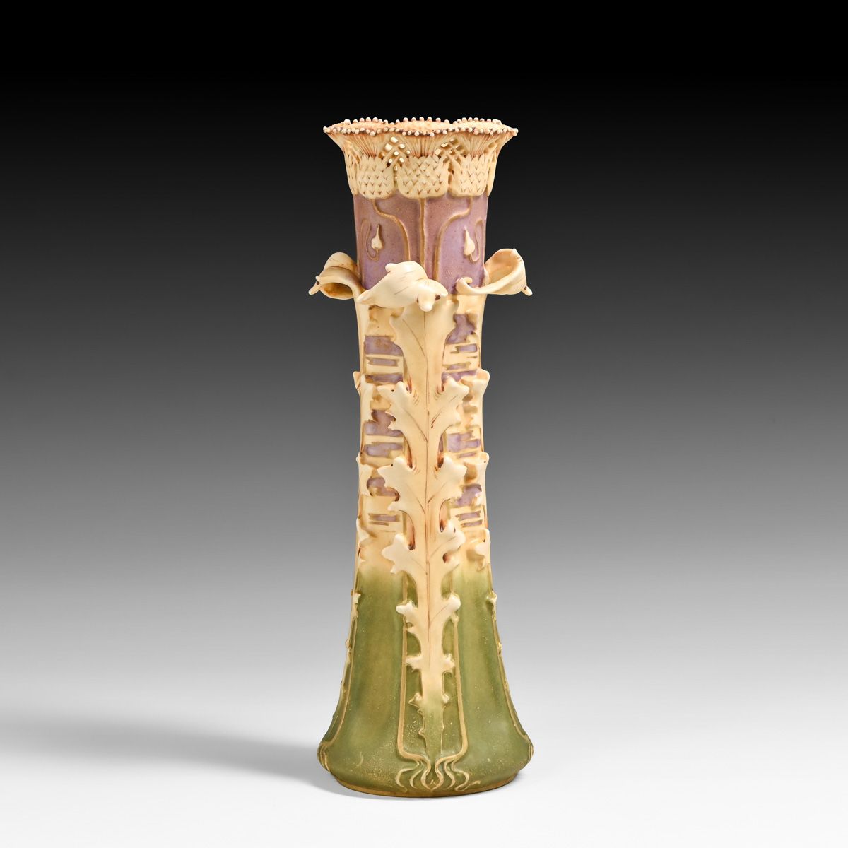 Amphora Art Nouveau Thistle Vase – Riessner, Stellmacher & Kessel c1900
