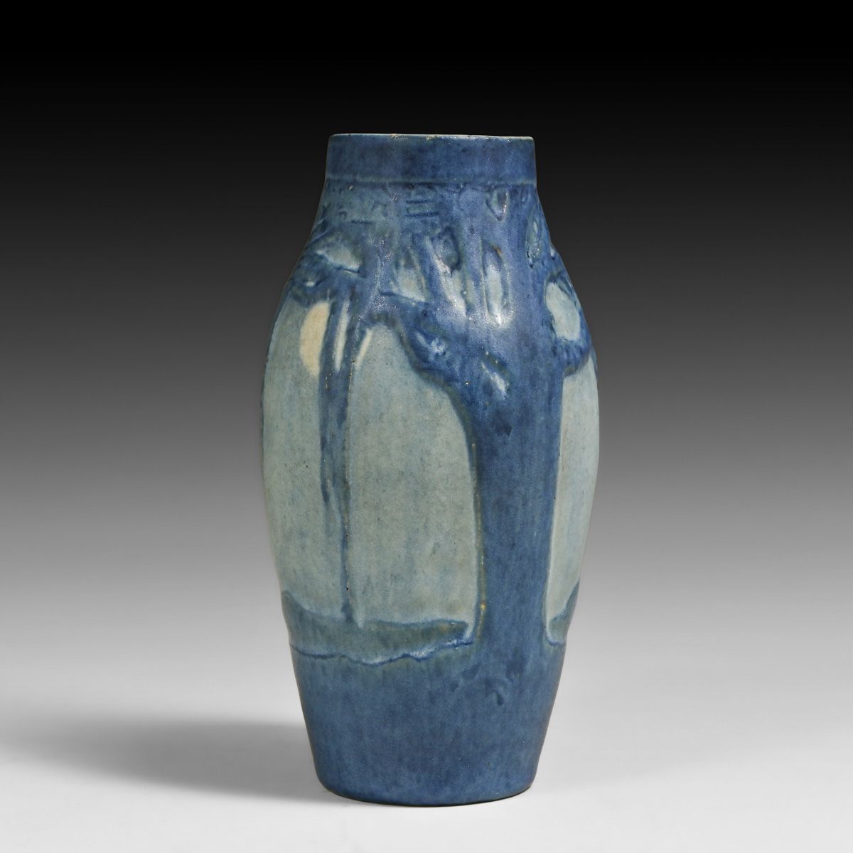 Newcomb College Sadie Irvine Moonlit Scenic Vase 1930