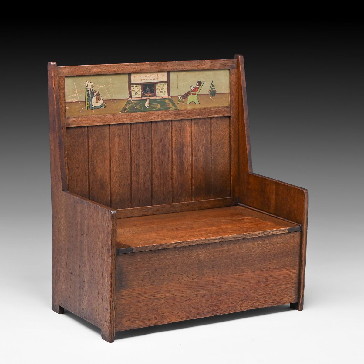 Rare Limbert Child's Hall Bench c1905