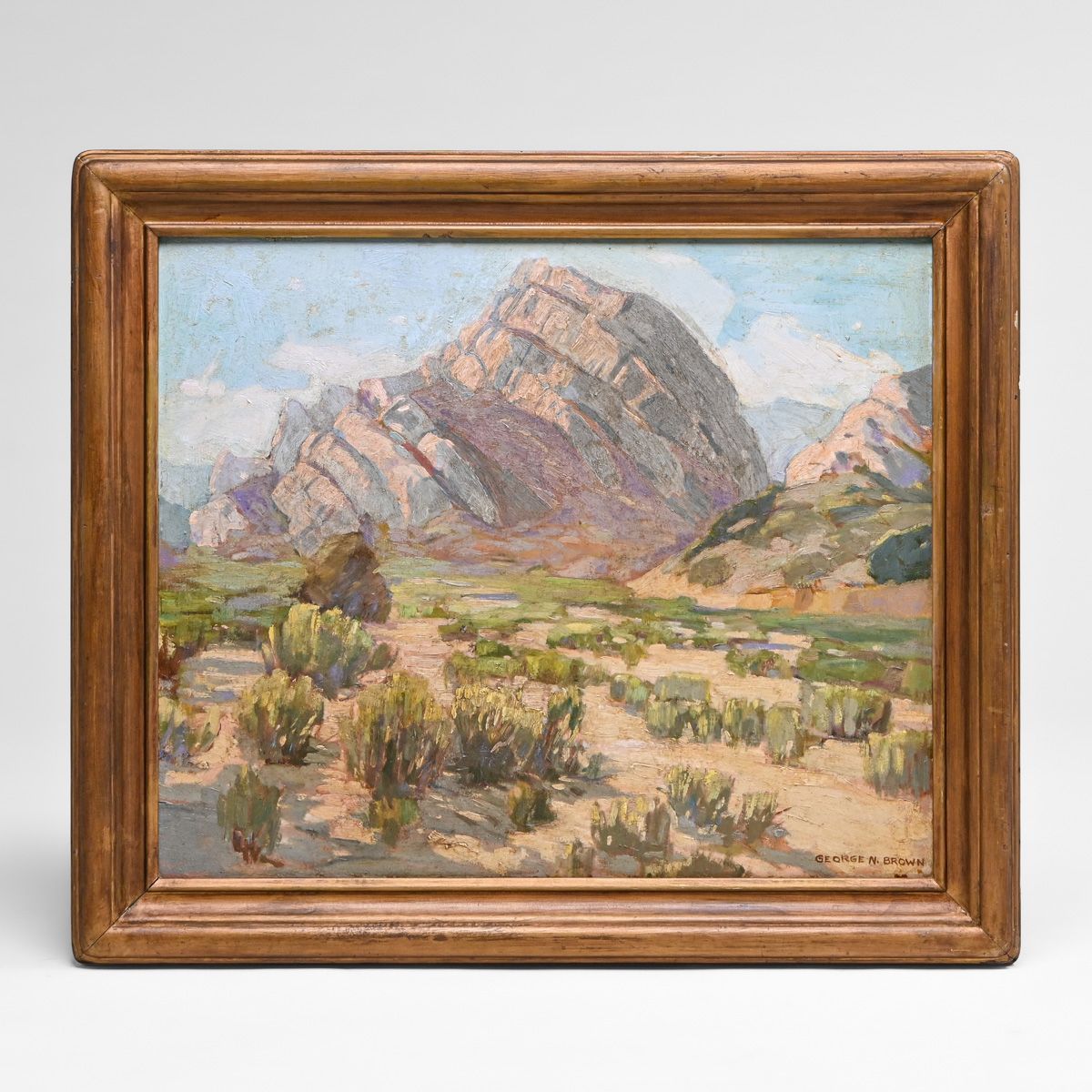 George Norman Brown (1892-1954) California Painting "Dolomite" 1941