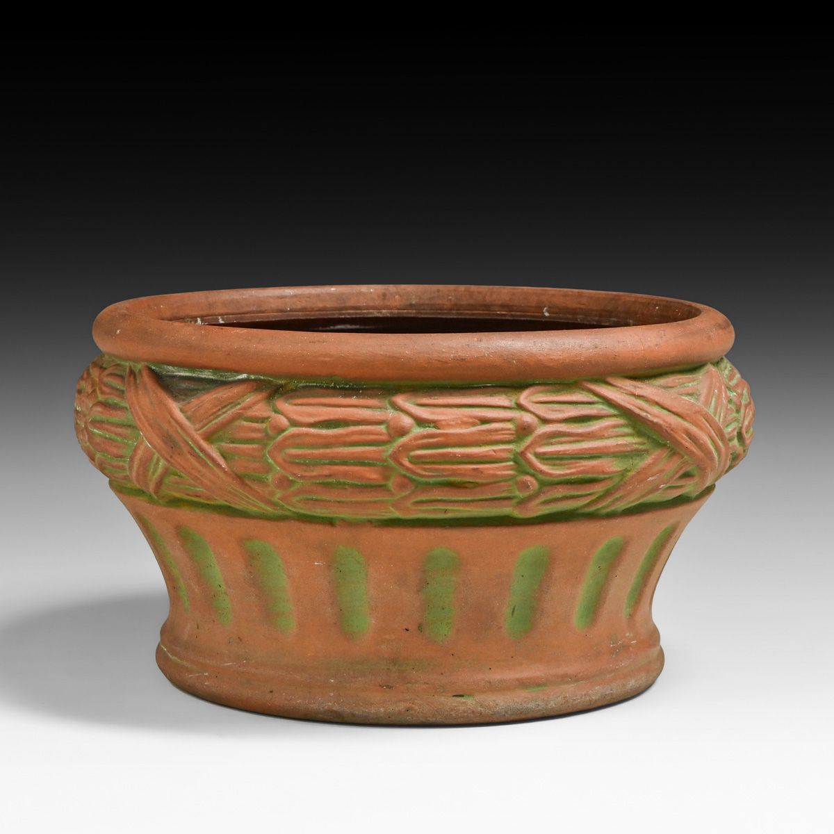 Peters & Reed Moss Aztec Jardiniere c1920s