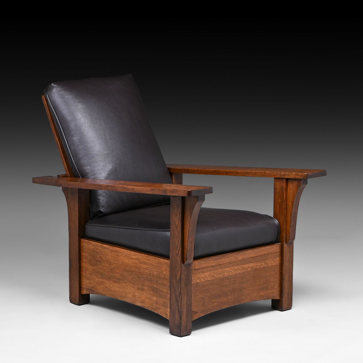 Charles Limbert Iconic #530 Oak Morris Chair c1910
