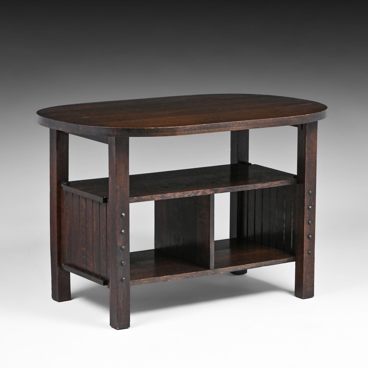 Michigan Chair Co Oak Oval Table c1910