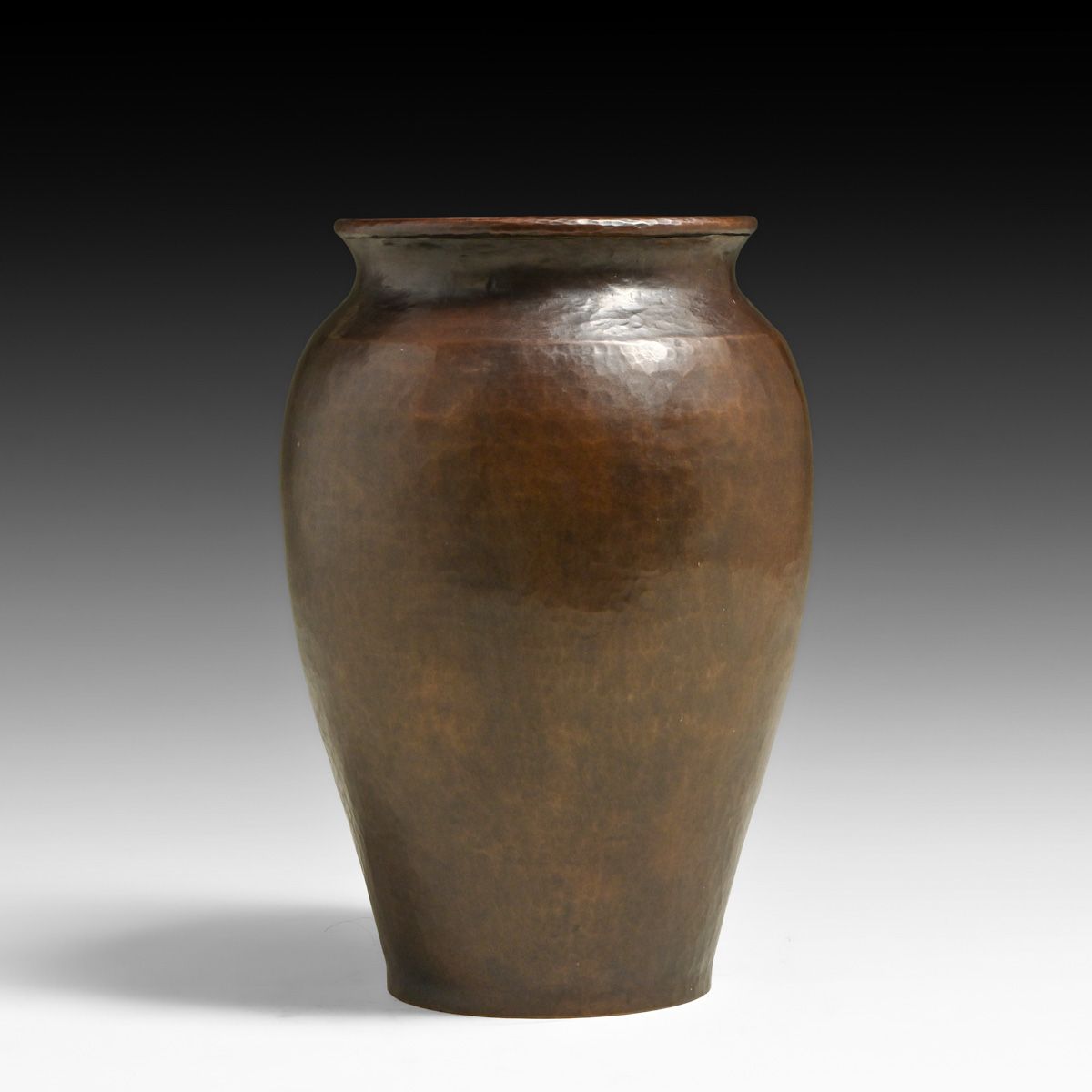 Harry L. Dixon Hammered Copper Vase c1932-1935