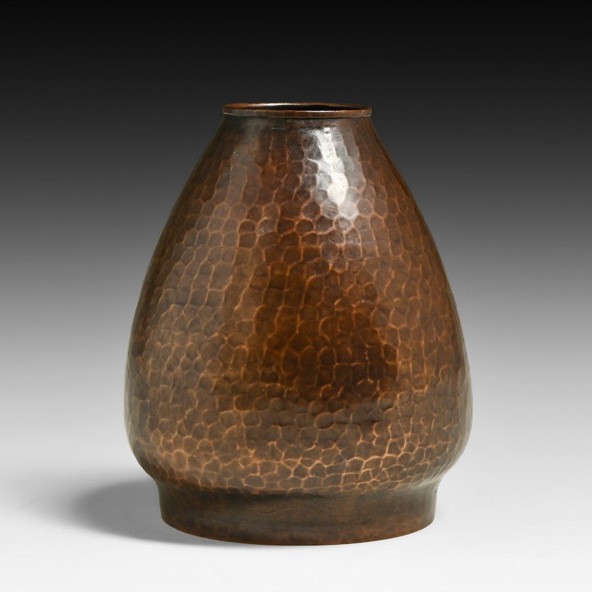 Armenic Hairenian Hammered Copper Vase c1930s