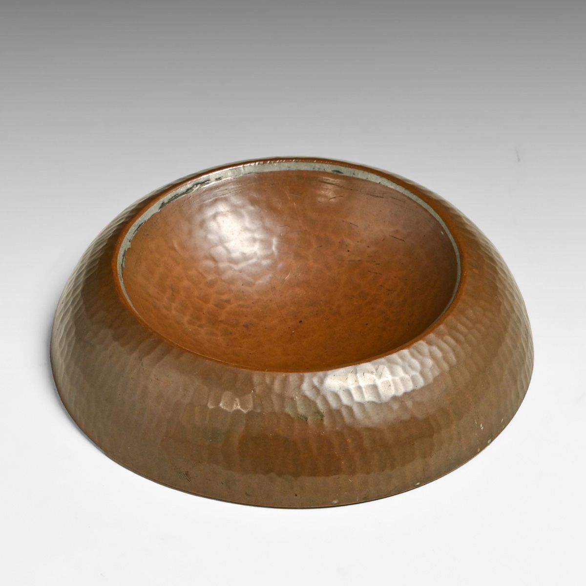 Dirk van Erp Hammered Copper Pin Tray c1920s