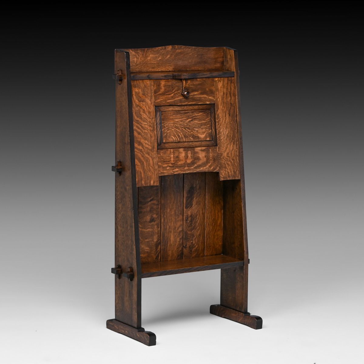Early Gustav Stickley Oak "Chalet" Dropfront Desk c1902