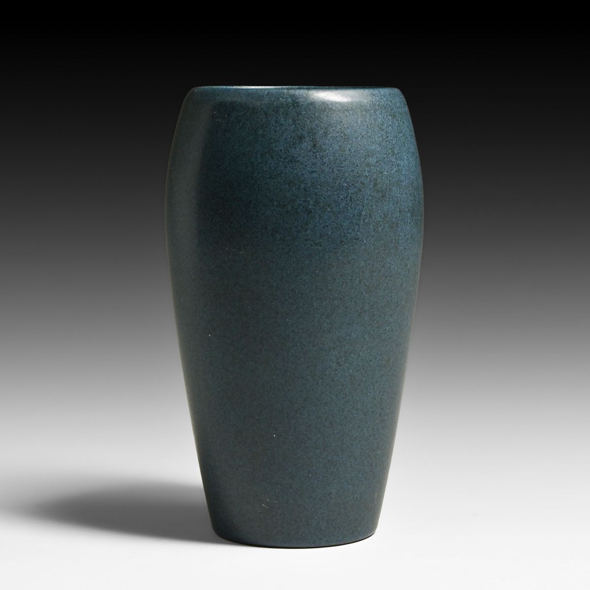 Marblehead Pottery 7"h Dark Matte Blue Vase c1910