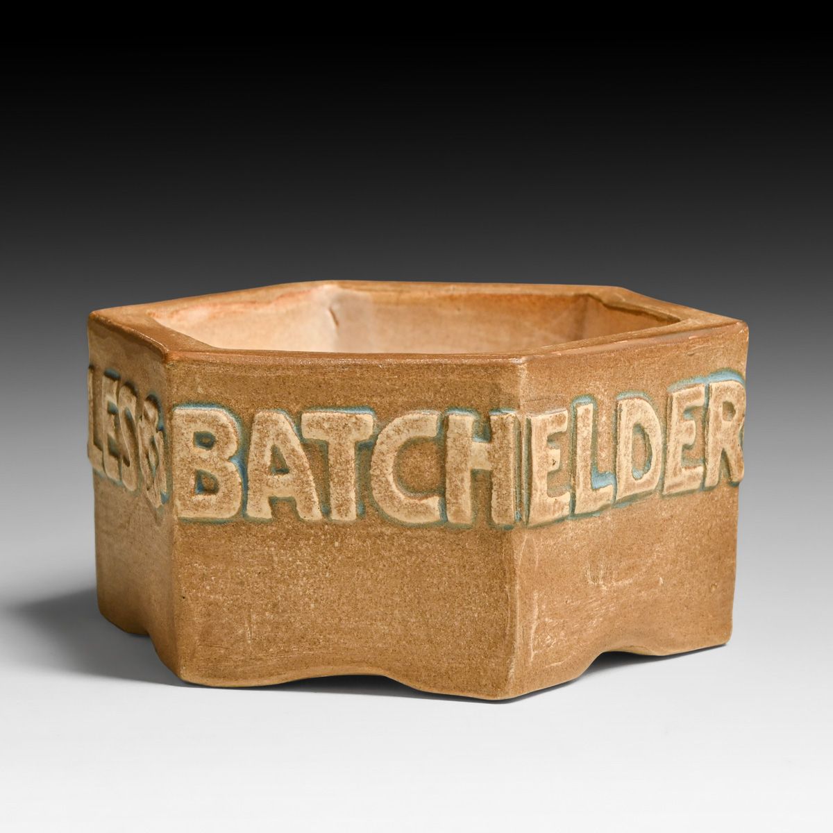 Batchelder Tiles Los Angeles Six-Sided Advertising Vase c1920s