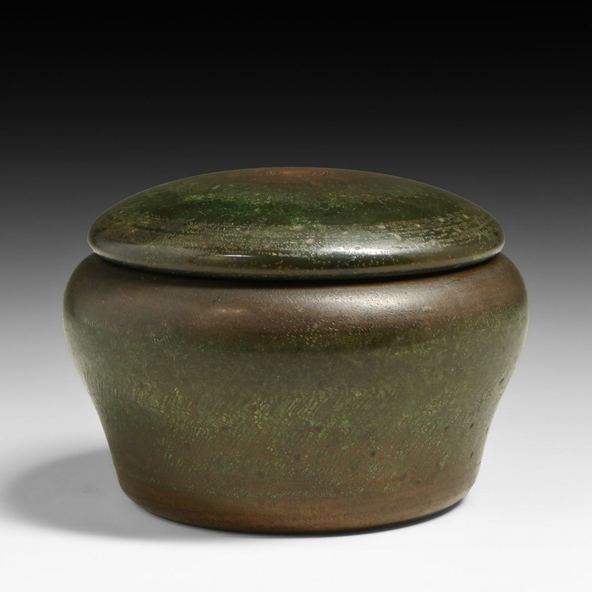 WMF Ikora Art Deco Patinated Copper Lidded Box c1930