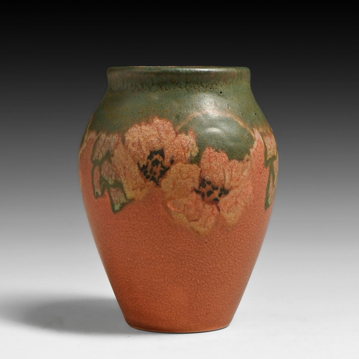 Rookwood Pottery Louise Abel Matte Vellum "Wild Poppies" Vase 1921