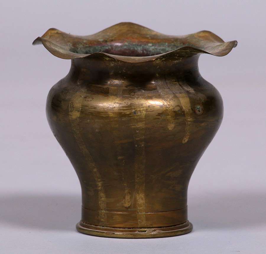 Early Dirk van Erp Shell Casing Vase | California Historical Design