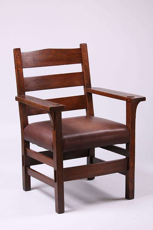 Early Gustav Stickley Armchair #2632 | California Historical Design