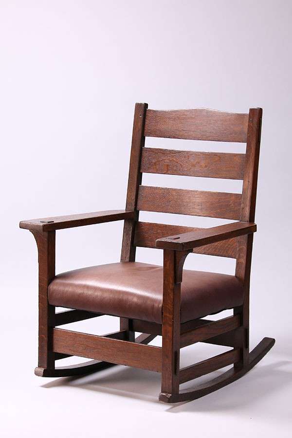 Early Gustav Stickley Rocker #2631 | California Historical Design